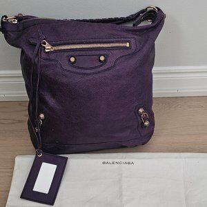 BALENCIAGA GRAPE/RAISIN PURPLE BAG